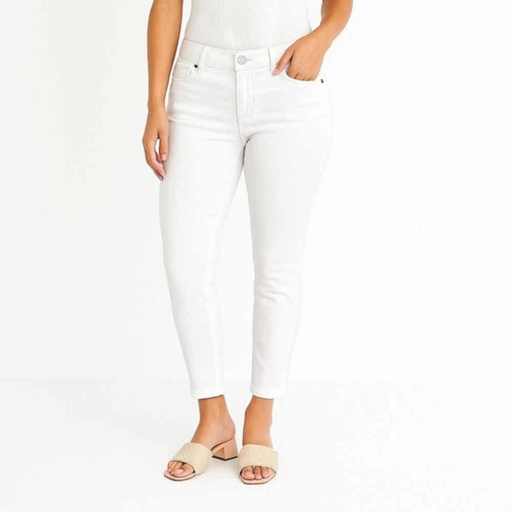 NY & Co White Skinny Jeans